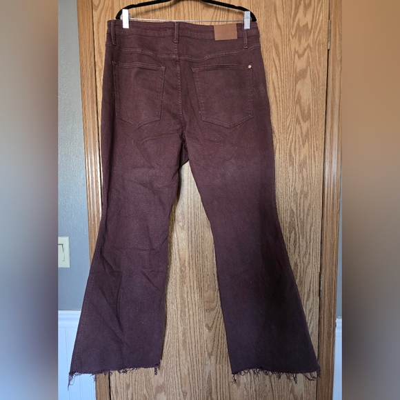 High Rise Control Top Flare Jeans in Espresso by Judy Blue - Picture 2 of 4